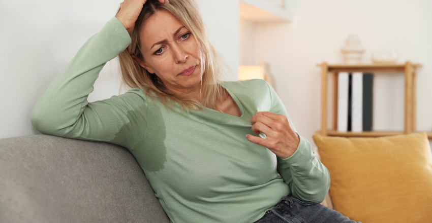 Doctor providing menopause management